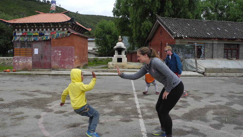 Duke and Stanford Students in China